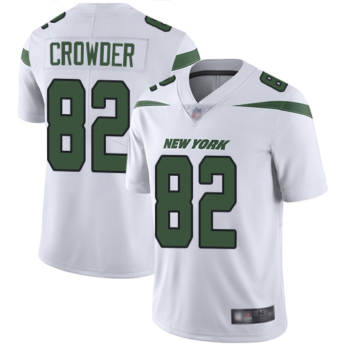 New York Jets Limited White Youth Jamison Crowder Road Jersey NFL Football #82 Vapor Untouchable